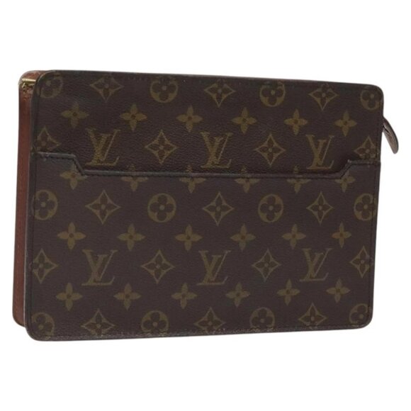 LOUIS VUITTON Monogram Pochette Homme Clutch Bag - Picture 1 of 15